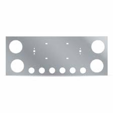 SS Rear Center Panel with 4 x 4, 6 x2 &2 Lic Ligh