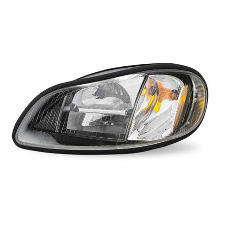 Freightliner M2 Black LED ReflectorHeadlightDside