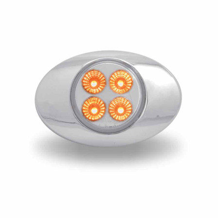 Clear Amber Marker Generation 2 LED Light - 4 Diodes