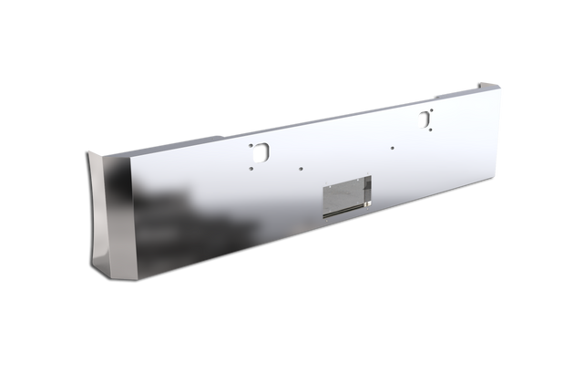 KW W900 20" Miter end Bumper w/ Tow Holes and Radius