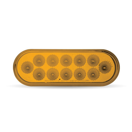 6" Oval Amber Turn & Marker LED Light