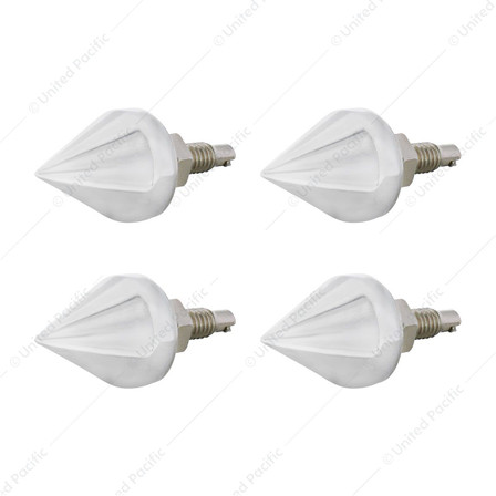 Chrome Spike License Plate Fastener (4-Pack)