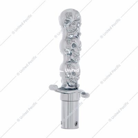 Chrome Skull Dagger Gearshift Knob