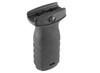 Mission First Tactical React Short Picatinny Mounted Vertical Pistol Grip - Black