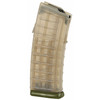 Steyr AUG Magazine - 223 Remington/556NATO, 30 Rounds, Fits Steyr AUG, Transparent Polymer, OD Green Base