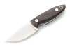 BRISA Scara 60 Fixed EDC Knife - 2.37" RWS-34 Drop Point Blade, Full Flat Grind, Bison Micarta Handles, Kydex Sheath