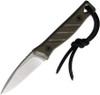 Medford Knives Necromancer Fixed Blade - 2.25" Tumbled Finish S35VN Blade, OD Green G10 Handles