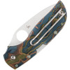 Spyderco Chaparral Folding Knife - 2.8" CTS XHP Satin Plain Blade, Raffir Noble Handles - C152RNP Spyderco Chaparral Folding Knife - 2.8" CTS XHP Satin Plain Blade, Raffir Noble Handles - C152RNP