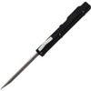 Bear & Son Cutlery Bear Ops OTF - 3.50" Sanvick 14C28N Steel Tanto Blade, 6061 Black Anodized Aluminum Handles