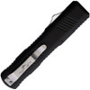 Bear & Son Cutlery Bear Ops OTF - 3.50" Sanvick 14C28N Steel Tanto Blade, 6061 Black Anodized Aluminum Handles