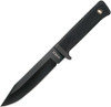Cold Steel 49LCK SRK Survival Rescue Knife Fixed - 6" SK-5 Black Blade, Kray-Ex Handle, Secure-Ex Sheath