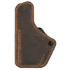 Versacarry Compound Custom IWB Holster - Right Hand, Fits Sig P365, Distressed Brown Leather and Polymer