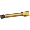 Canik Full Size Gold PVD Fluted Threaded Barrel for the TP9 SF, TP9 SFT, TP9 SF MOD 2, TP9 SA MOD2, METE SFT, METE SFT PRO