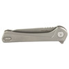 Sharps Bros Meanstreak Folding Knife - 3.5" Drop Point CPM Magnacut Stonewash Blade, Gray Titanium Scales