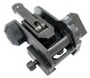 Matech AR-15 USGI Rear Sight - Fits Picatinny, Black, Rear, Ranging Aperture, Flip Up