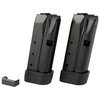 Shield Arms Z9 9MM 9 Round Magazines - 2 PACK - Fits Glock 43, PowerCron Finish, Black