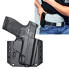 Bravo Concealment BCA OWB Holster for the S&W M&P Shield 9/40 - 1.5" Belt Loops, Right Hand, Black, Polymer