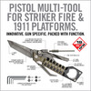 Real Avid The Pistol Tool - Multi-Tool, Flat Dark Earth Finish, Stainless Steel Construction