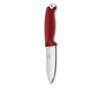 Victorinox Swiss Army Venture Fixed Blade Knife - 4.13" 14C28N Satin Drop Point Blade, Red Polymer Handles, Plastic Sheath - 3.0902