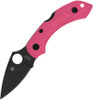 Spyderco Dragonfly 2 Lightweight Folding Knife - 2.28" S30V Black TiCN Plain Blade, Pink FRN Handles - C28FPPNS30VBK2