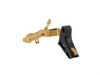 Zaffiri Precision Finger Blaster Trigger for Glock - Anodized Black Shoe, TiN Gold Safety and Trigger Bar, For Glock Gen 1-4 9/40