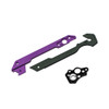 Kizer Knives Hyper Purple/Green Aluminum Replacement Handle Scales - H3632PG