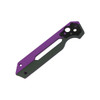 Kizer Knives Hyper Purple/Green Aluminum Replacement Handle Scales - H3632PG