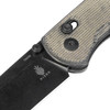 Kizer Cutlery Drop Bear Folding Knife - 2.97" 154CM Black Drop Point Blade, Green Micarta Handles - V3619C4