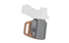 Versacarry V-Slide OWB Holster for the Sig Sauer P365 - Belt Slide Holster, Right Hand, Fits Sig P365, Distressed Brown Leather and Polymer