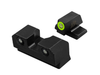 XS Sights R3D 2.0 Standard Height Night Sights for the Canik TP9SF - Green Front Outline, Tritium Front/Rear