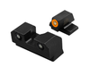 XS Sights R3D 2.0 Standard Height Night Sights for the Canik TP9SF - Orange Front Outline, Green Tritium Front/Rear