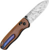 Kizer Cutlery Limited Edition Drop Bear Clutch Lock Folding Knife 2.99" Bjorkman's Twist Damasteel Drop Point Blade, Westinghouse Micarta Handles, Timascus Pocket Clip, AXIS/Crossbar Lock - Ki3619L1