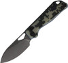 Kunwu Knives Pulsar XT Lock Folding Knife - 3.34" Black DLC Drop Point Elmax Steel Blade, Digital Camo G10 Handles