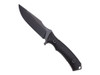 Acta Non Verba M311 Spelter COMP Fixed Blade Knife - 4.3" Elmax Black DLC Clip Point, Black Micarta Handles, Black Kydex Sheath - ANVM311-164