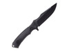 Acta Non Verba M311 Spelter COMP Fixed Blade Knife - 4.3" Elmax Black DLC Clip Point, Black Micarta Handles, Black Kydex Sheath - ANVM311-164