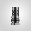 Dead Air Xeno Muzzle Brake - Black, 1/2X28, Fits Dead Air Xeno