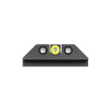 Night Fision Tritium Night Sight Set for Glock - U-Notch, Black Rear, Yellow Ring Front