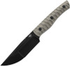 Bestech Knives Heidi Blacksmith #2 Fixed Blade Knife - 4" S35VN Black Stonewash Blade, Green Micarta Handles, Kydex Sheath - BFK04D