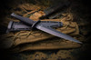 Spartan Blades Spartan-George Raider Dagger - 7" SK5 Black Double Edge Dagger Blade, Injection Molded Handles, Black Molded Plastic Sheath - SBBL3BK