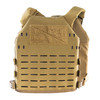 High Speed Gear Core Plate Carrier - Body Armor Carrier, Designed to Fit Large SAPI or 10"X12" Commercial Plates, Nylon Construction, Coyote Brown