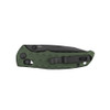 Olight Oknife Rubato 3 Rail Lock Folding Knife - 2.96" 154CM Black Drop Point Blade, Textured OD Green Aluminum Handles - RUBATO-3-ODGN