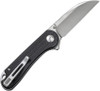 CIVIVI Knives Elementum Liner Lock Flipper Knife - 2.97" Nitro-V Satin Wharncliffe Blade, Black Canvas Micarta Handles - C18062AF-3