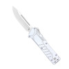 CobraTec Limited Edition Special Forces OTF - 3.25" D2 Blade, Silver Anodized Aluminum Handles