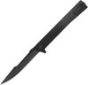 Ocaso Knives 9HFB Solstice Executive Flipper Knife - 3.5" Black Harpoon Point Blade, Carbon Fiber Handles, Liner Lock