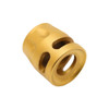 True Precision GOLD TiN Micro Compensator 9mm 1/2x28