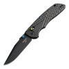 Hogue Collector Series Deka ABLE Lock Folding Knife - 3.25" CPM-20CV Black Cerakote Clip Point Blade, Carbon Fiber Handles with Green Tritium, AXIS/Crossbar Lock - 24299-LIM