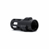 Angstadt Arms 3 Lug 9MM Flash Hider - 1/2x36 Threads, 1.42" Length, Black Nitride Finish