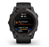 Garmin fēnix 7X Pro – Sapphire Solar Edition - Carbon Gray DLC Titanium with Black Band, 51mm Case Size