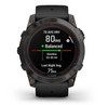 Garmin fēnix 7X Pro – Sapphire Solar Edition - Carbon Gray DLC Titanium with Black Band, 51mm Case Size