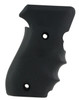 Hogue 20000 OverMolded Grip Cobblestone Black Rubber with Finger Grooves for Sig P220